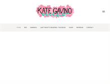 Tablet Screenshot of kategavino.com